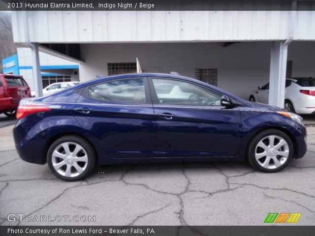 2013 Hyundai Elantra Limited in Indigo Night