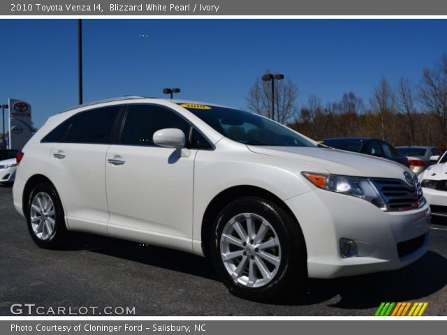 2010 Toyota Venza I4 in Blizzard White Pearl