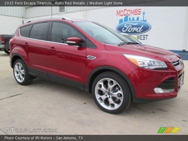 2015 Ford Escape Titanium in Ruby Red Metallic