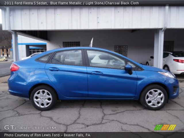 2011 Ford Fiesta S Sedan in Blue Flame Metallic