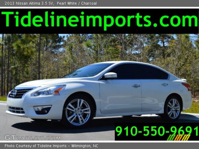 2013 Nissan Altima 3.5 SV in Pearl White