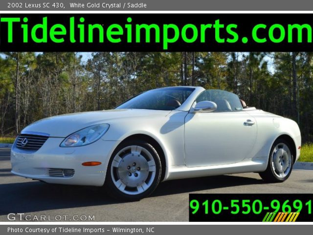 2002 Lexus SC 430 in White Gold Crystal