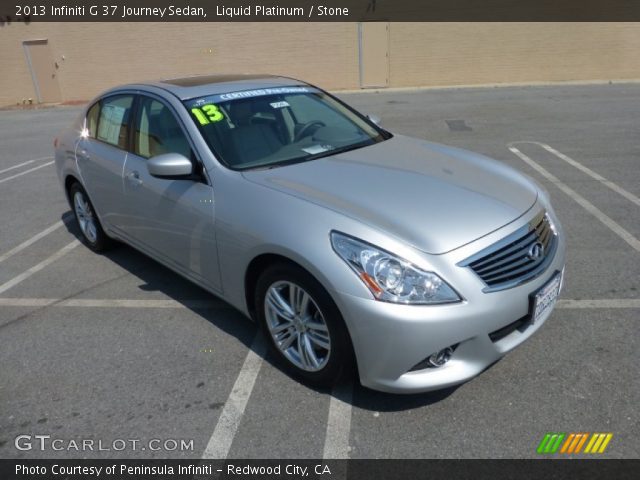 2013 Infiniti G 37 Journey Sedan in Liquid Platinum