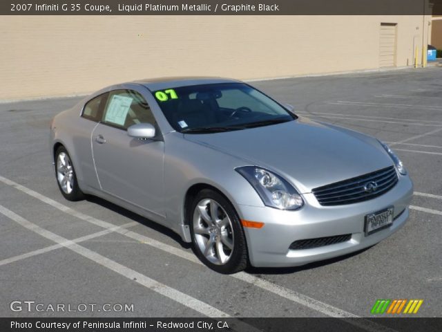 2007 Infiniti G 35 Coupe in Liquid Platinum Metallic