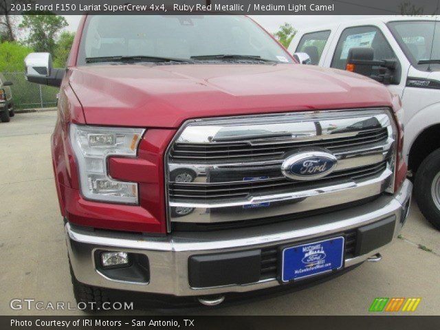 2015 Ford F150 Lariat SuperCrew 4x4 in Ruby Red Metallic