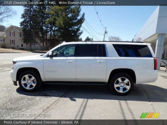 2015 Chevrolet Suburban LT 4WD in White Diamond Tricoat