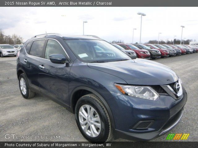 2015 Nissan Rogue SV AWD in Arctic Blue Metallic