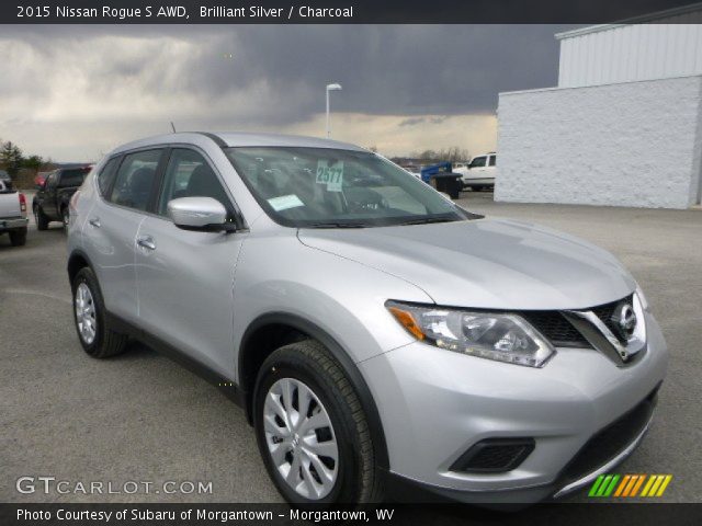 2015 Nissan Rogue S AWD in Brilliant Silver