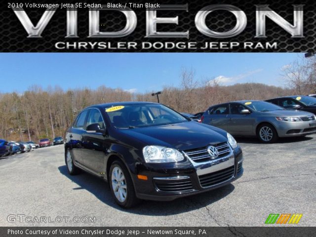 2010 Volkswagen Jetta SE Sedan in Black