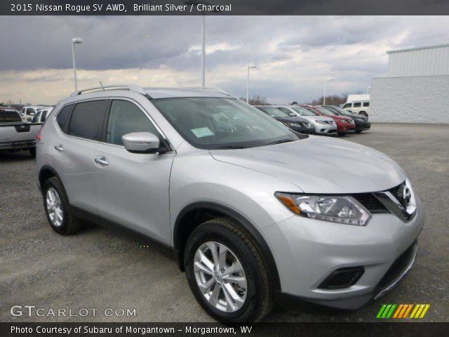 2015 Nissan Rogue SV AWD in Brilliant Silver