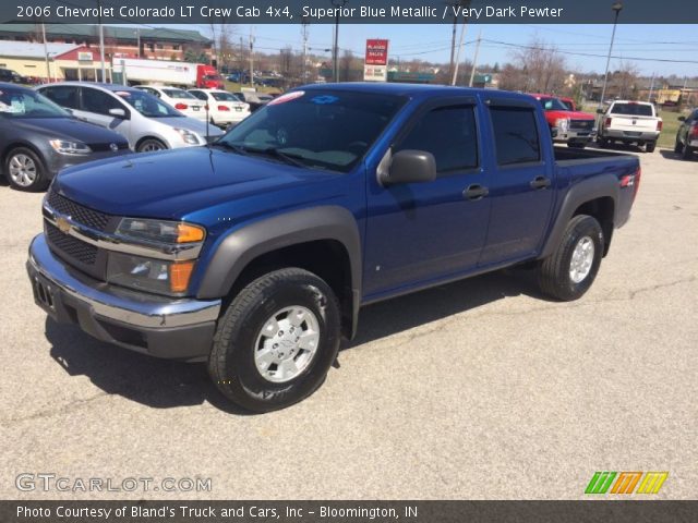 2006 Chevrolet Colorado LT Crew Cab 4x4 in Superior Blue Metallic