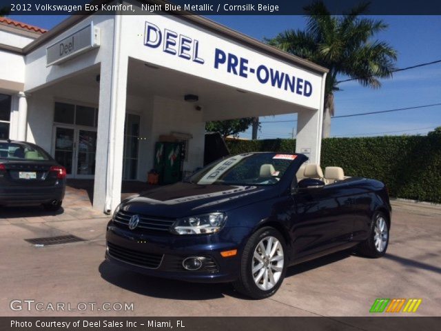 2012 Volkswagen Eos Komfort in Night Blue Metallic