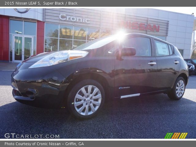 2015 Nissan LEAF S in Super Black