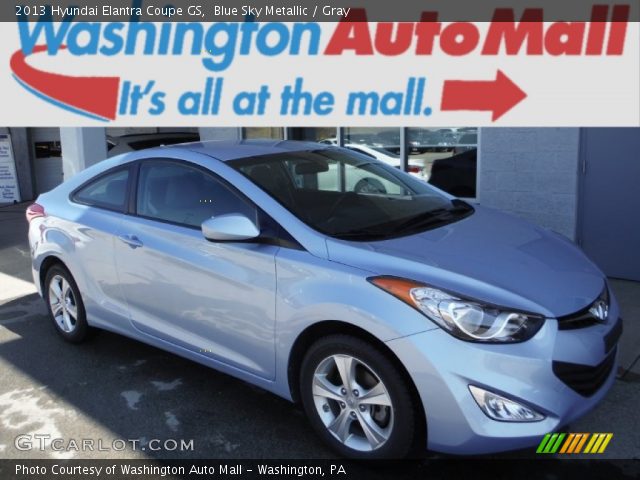 2013 Hyundai Elantra Coupe GS in Blue Sky Metallic