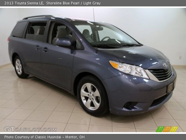 2013 Toyota Sienna LE in Shoreline Blue Pearl