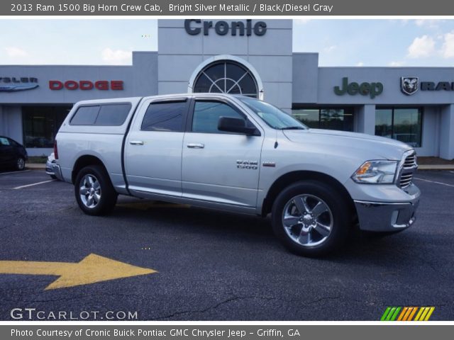 2013 Ram 1500 Big Horn Crew Cab in Bright Silver Metallic