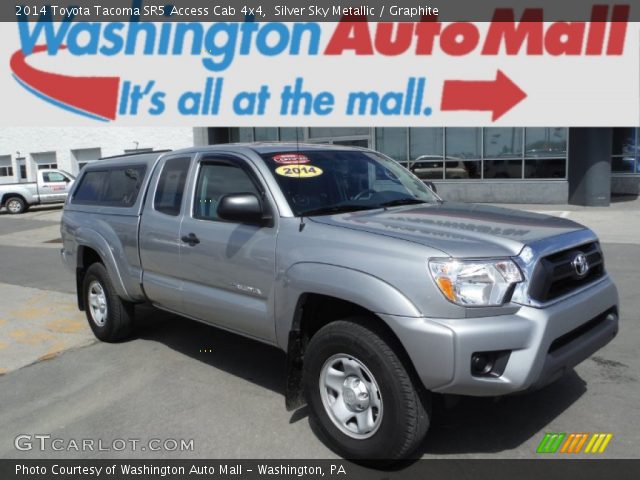 2014 Toyota Tacoma SR5 Access Cab 4x4 in Silver Sky Metallic