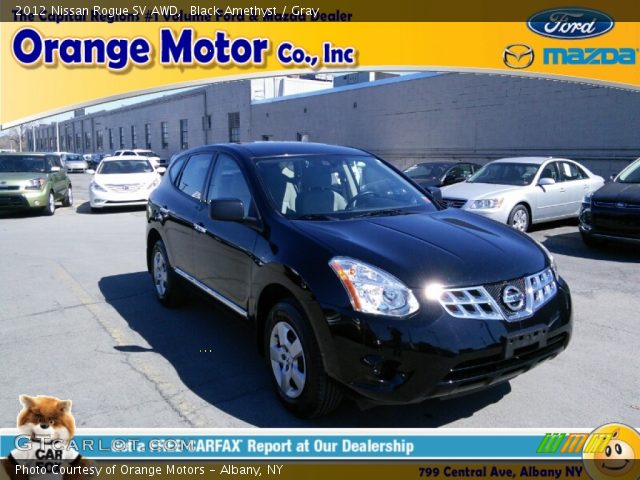 2012 Nissan Rogue SV AWD in Black Amethyst