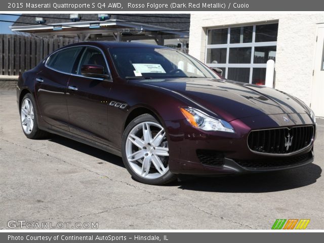 2015 Maserati Quattroporte S Q4 AWD in Rosso Folgore (Dark Red Metallic)