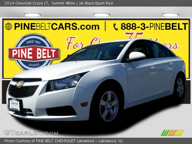 2014 Chevrolet Cruze LT in Summit White
