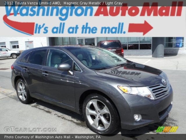 2012 Toyota Venza Limited AWD in Magnetic Gray Metallic