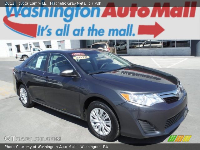 2012 Toyota Camry LE in Magnetic Gray Metallic