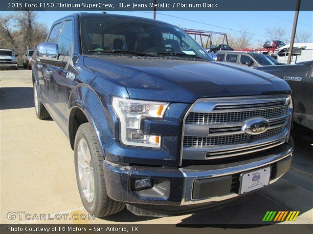 2015 Ford F150 Platinum SuperCrew in Blue Jeans Metallic