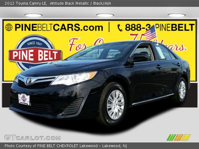 2012 Toyota Camry LE in Attitude Black Metallic