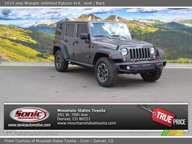 2014 Jeep Wrangler Unlimited Rubicon 4x4 in Anvil