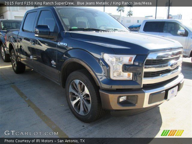 2015 Ford F150 King Ranch SuperCrew in Blue Jeans Metallic