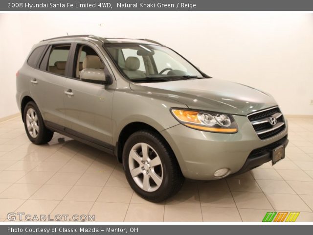 2008 Hyundai Santa Fe Limited 4WD in Natural Khaki Green