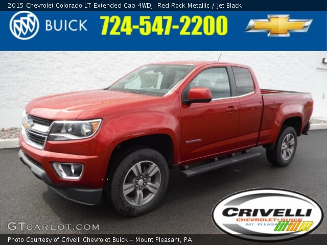 2015 Chevrolet Colorado LT Extended Cab 4WD in Red Rock Metallic