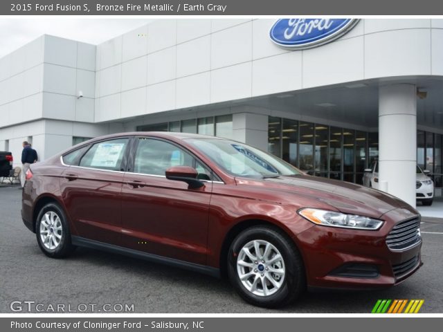 2015 Ford Fusion S in Bronze Fire Metallic