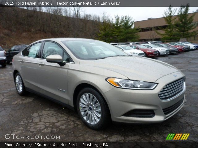 2015 Ford Fusion Hybrid S in Tectonic Silver Metallic