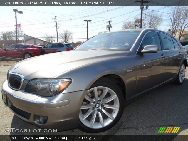 2008 BMW 7 Series 750Li Sedan in Kalahari Beige Metallic