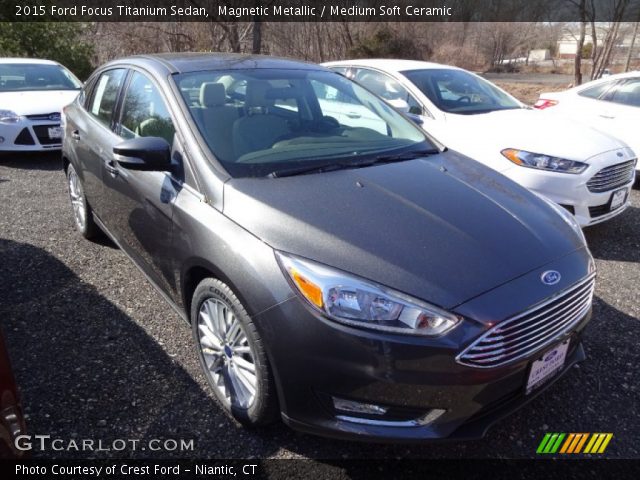 2015 Ford Focus Titanium Sedan in Magnetic Metallic