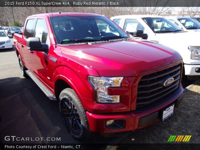 2015 Ford F150 XL SuperCrew 4x4 in Ruby Red Metallic