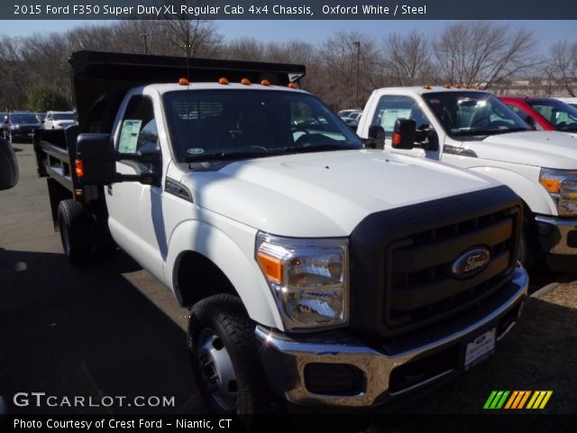 2015 Ford F350 Super Duty XL Regular Cab 4x4 Chassis in Oxford White