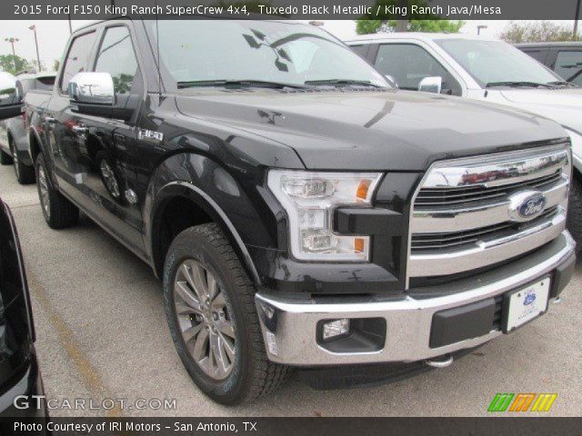 2015 Ford F150 King Ranch SuperCrew 4x4 in Tuxedo Black Metallic