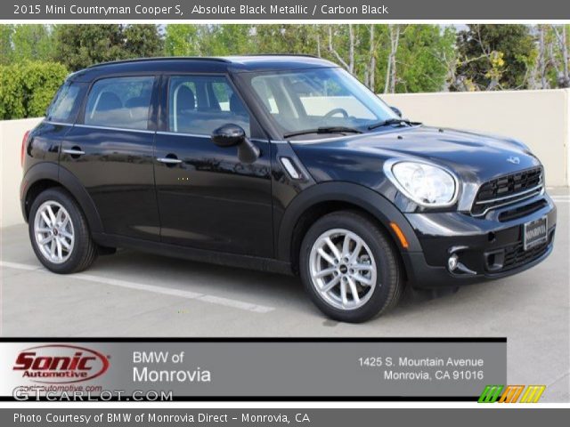 2015 Mini Countryman Cooper S in Absolute Black Metallic