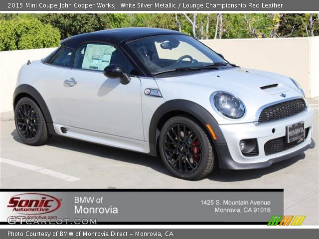 2015 Mini Coupe John Cooper Works in White Silver Metallic