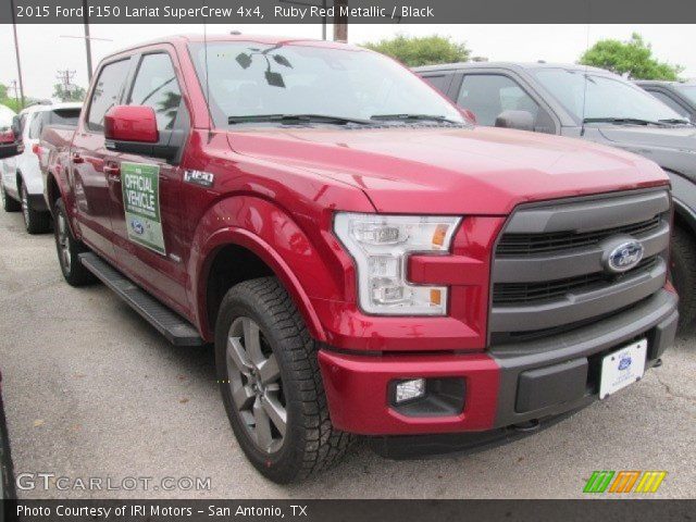2015 Ford F150 Lariat SuperCrew 4x4 in Ruby Red Metallic