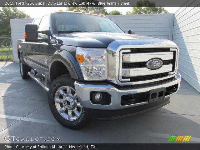 2015 Ford F350 Super Duty Lariat Crew Cab 4x4 in Blue Jeans
