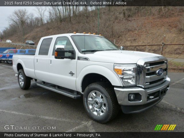 2015 Ford F250 Super Duty Lariat Crew Cab 4x4 in Oxford White