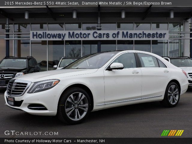 2015 Mercedes-Benz S 550 4Matic Sedan in Diamond White Metallic