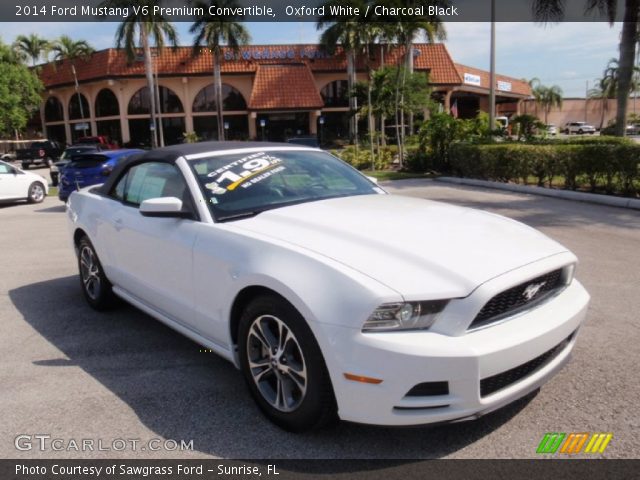 2014 Ford Mustang V6 Premium Convertible in Oxford White