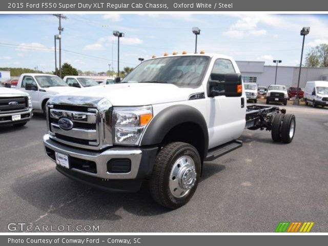 2015 Ford F550 Super Duty XLT Regular Cab Chassis in Oxford White