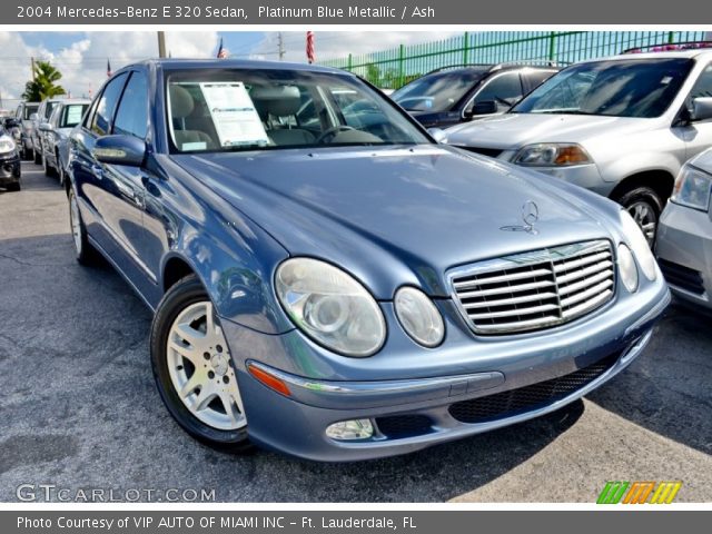 2004 Mercedes-Benz E 320 Sedan in Platinum Blue Metallic