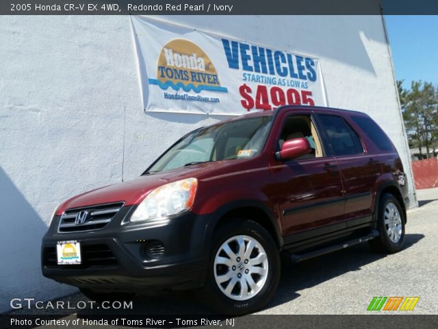 2005 Honda CR-V EX 4WD in Redondo Red Pearl