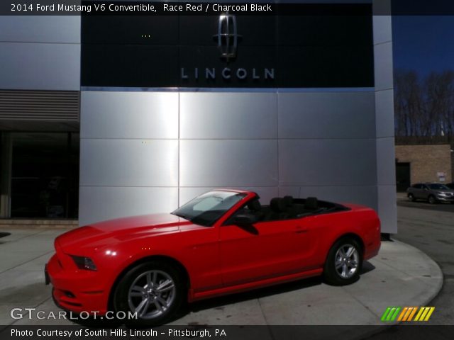 2014 Ford Mustang V6 Convertible in Race Red